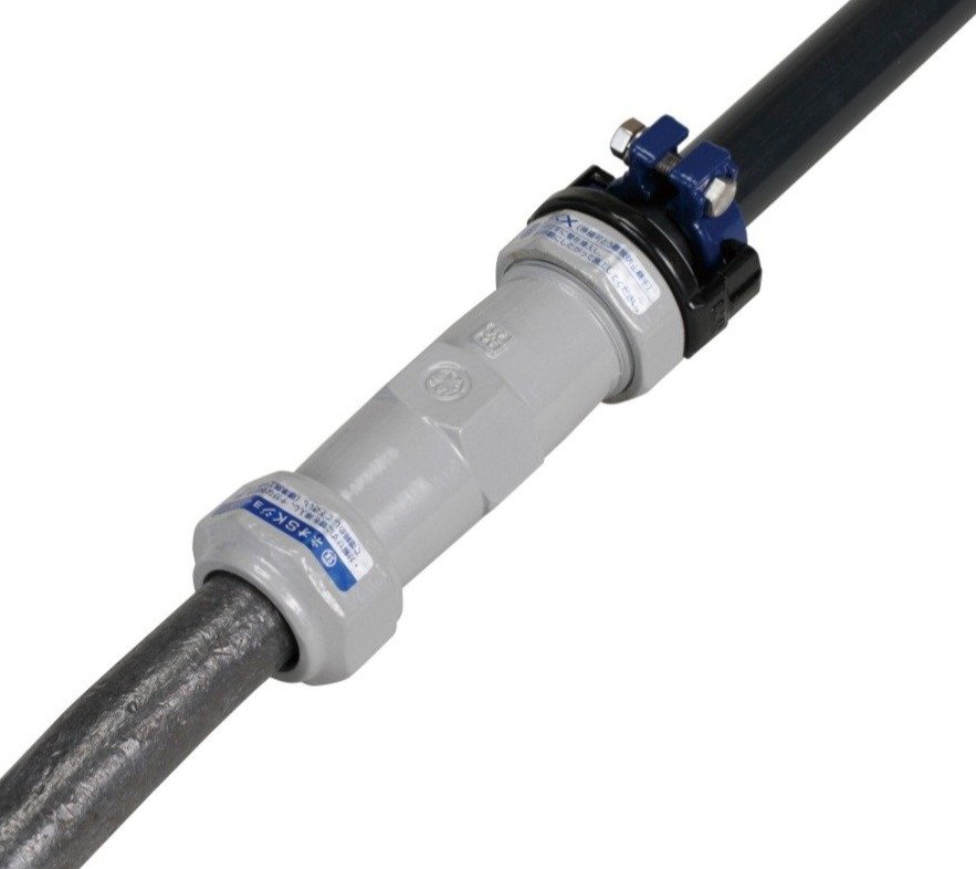 堅実な究極の 川西水道機器 ＳＫＸエルボ 異種管接続 鋼管×ポリ管用 G×P JIS SKX-L P40×40